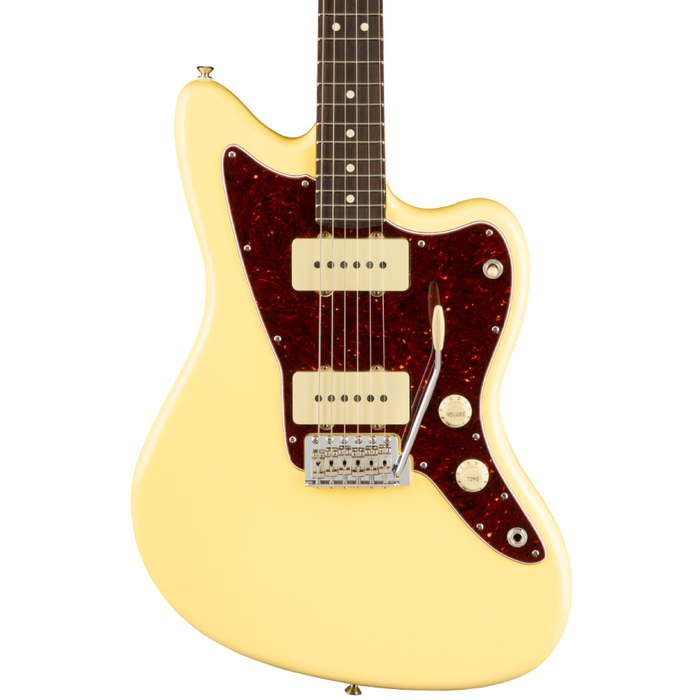 Guitarra Eléctrica Fender American Performer Jazzmaster con mástil de Rosewood -Vintage White