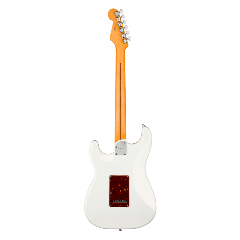 Guitarra Eléctrica Fender American Ultra Stratocaster con mástil de Palo Rosa - Arctic Pearl