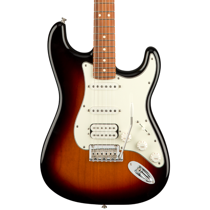 Guitarra Eléctrica Fender Player Stratocaster HSS con mástil de Pau Ferro -3 Tone Sunburst