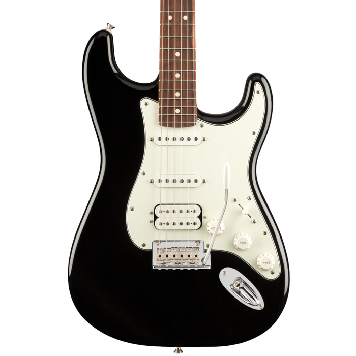 Guitarra Eléctrica Fender Player Stratocaster HSS con mástil de Pau Ferro- Black