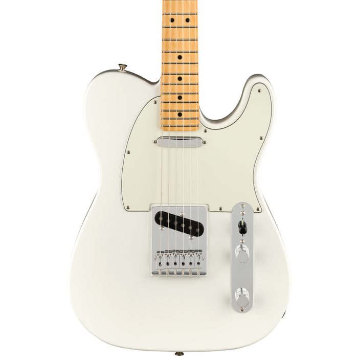 Guitarra Eléctrica Fender Player Telecaster con mástil de Maple- Polar White