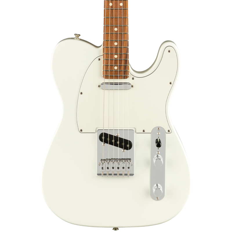 Guitarra Eléctrica Fender Player Telecaster con mástil de Pau Ferro - Polar White