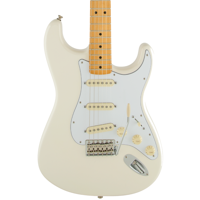 Guitarra Eléctrica Fender Jimi Hendrix Stratocaster con mástil de Maple-Olympic White