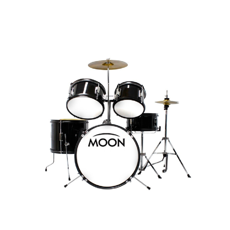 Bateria Acústica Moon JBJ1046 Junior-Negro
