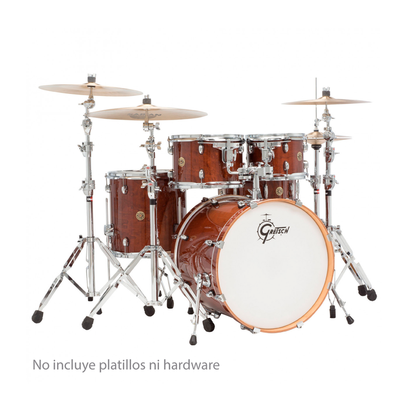 Batería Acústica Gretsch Catalina Maple de 5 piezas Walnut Glaze-CM1-E825-WG (NO INCLUYE HARDWARE NI PLATILLOS)