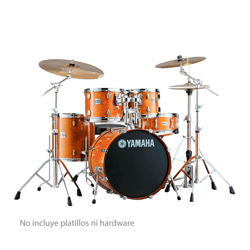 Batería Acústica Yamaha Stage Custom SBP2F5 HA Shel Packk de 5 piezas (NO INCLUYE PLATILLOS) - Honey Amber