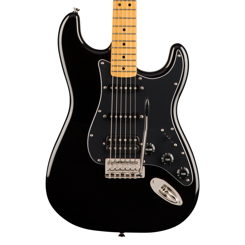 Guitarra Eléctrica Squier Classic Vibe '70s Stratocaster HSS con mástil de Maple - Black