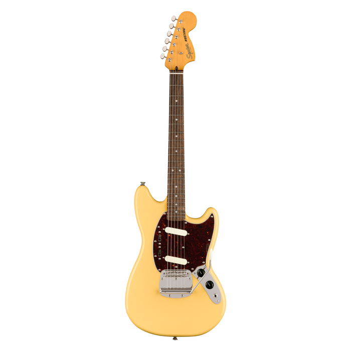 Guitarra Eléctrica Squier Classic Vibe 60S Mustang con mástil de Laurel -Vintage White