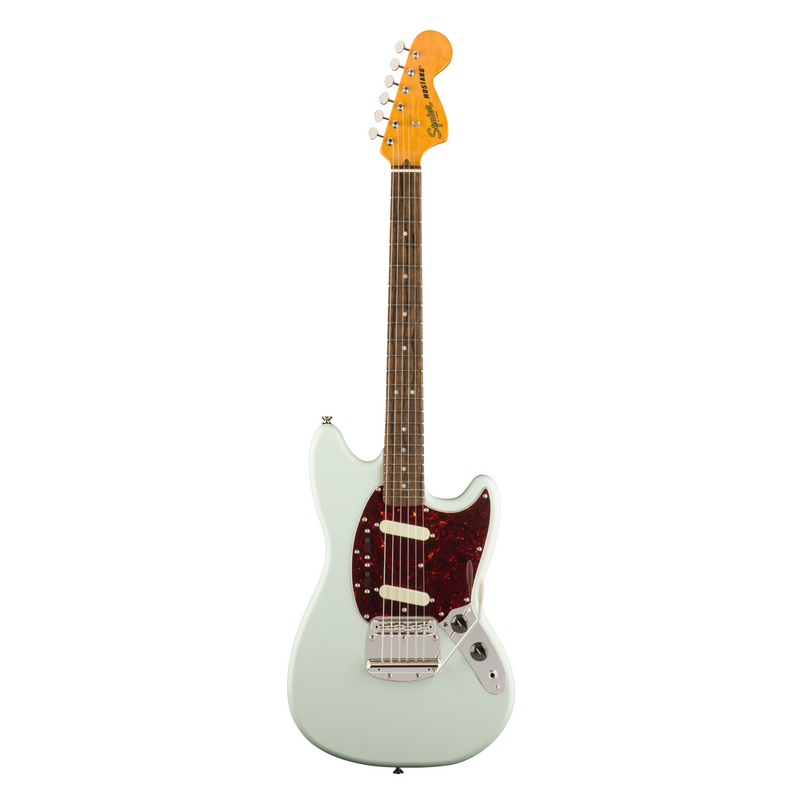 Guitarra Eléctrica Squier Classic Vibe 60S Mustang con mástil de Laurel -Sonic Blue