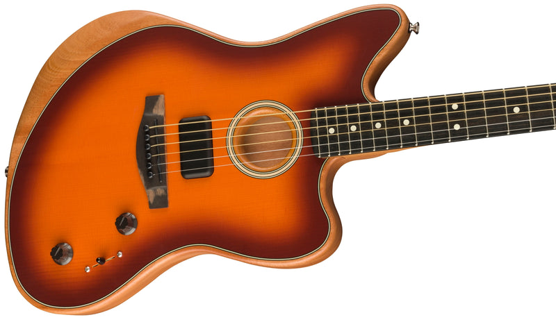 Guitarra Electroacústica Fender American Acoustasonic® Jazzmaster® - Tobacco Sunburst