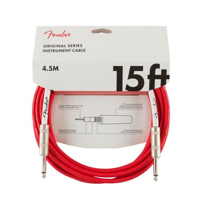 Cable Conexión Fender Original 15' / Fiesta Red - 4.5 Mts