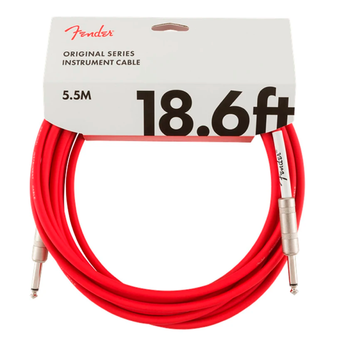 Cable Conexión Fender Original 18.6' Inst Cable Fiesta Red - 5.5 Mtrs