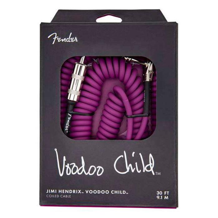 Cable Digital Fender Jh Voodoo Child Cable Prpl 30' Purple - 9.1 Mtrs