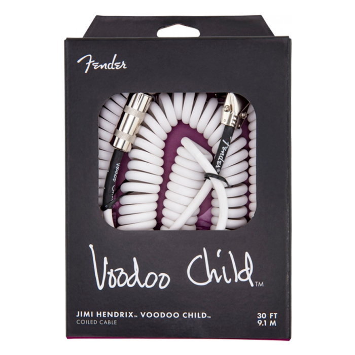 Cable Digital Fender Jh Voodoo Child Cable Wht 30' White - 9.1 Mtrs