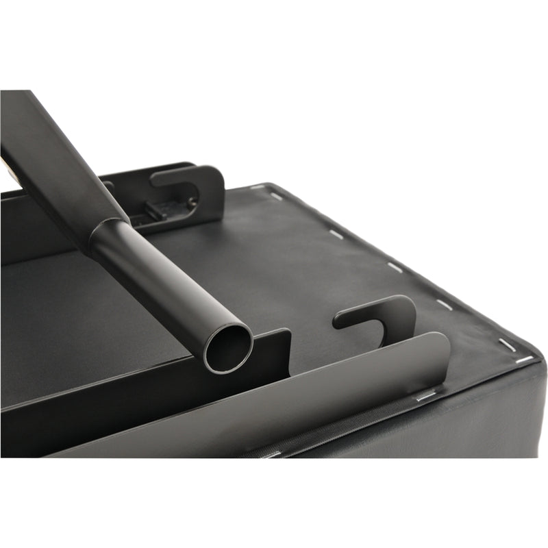 Banqueta para teclado Quik Lok BX-8 Pequeña con cojín extra grueso de vinilo