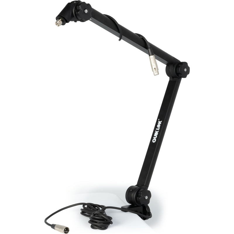 Soporte para micrófono Quik Lok para escritorio con boom A/26