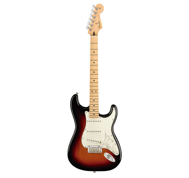 Guitarra Eléctrica Fender Player Stratocaster con mástil de Maple- 3 Tone Sunburst