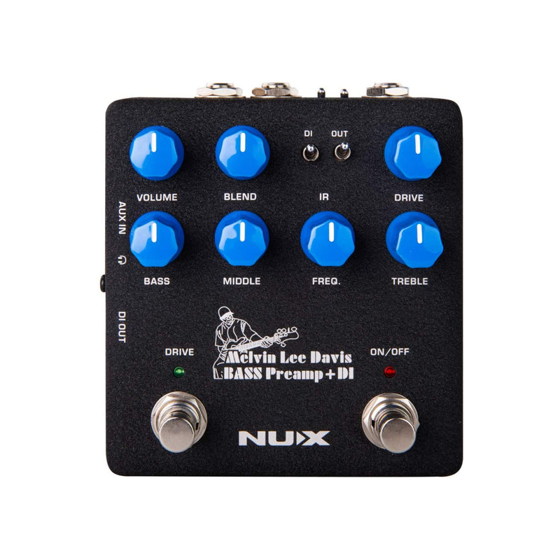 Pedal Preamplificador para Bajo NUX Melvin Lee Davis Signature Bass Preamp + DI (NBP-5)