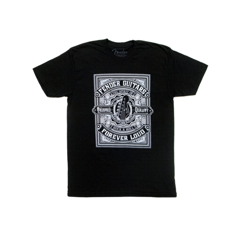 Polo Fender Forever Loud Talla XL Negro