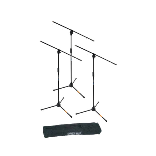 Pack de Soportes Quik Lok A/302 para micrófono trípode con brazo fijo (3 unidades)