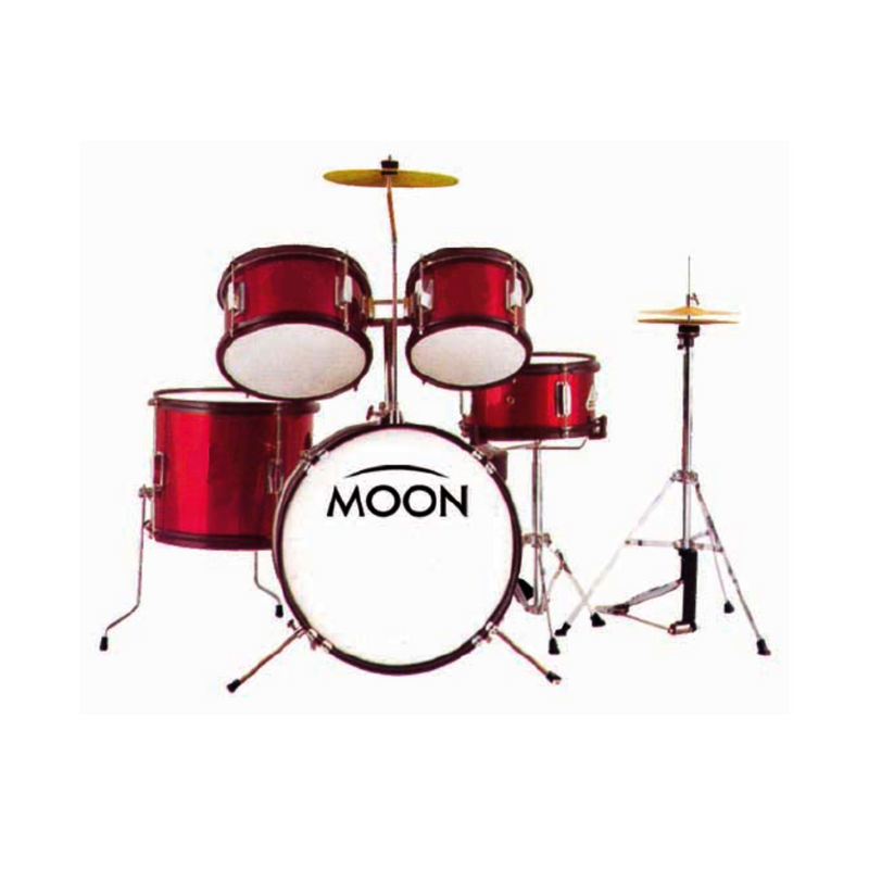 Batería Acústica Moon para niños JBJ1046 - Wine Red