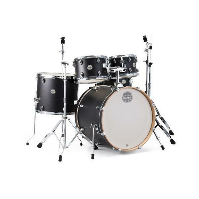 Batería Acústica Mapex Storm de 5 piezas - Ebony Blue Grain ST5295FIK