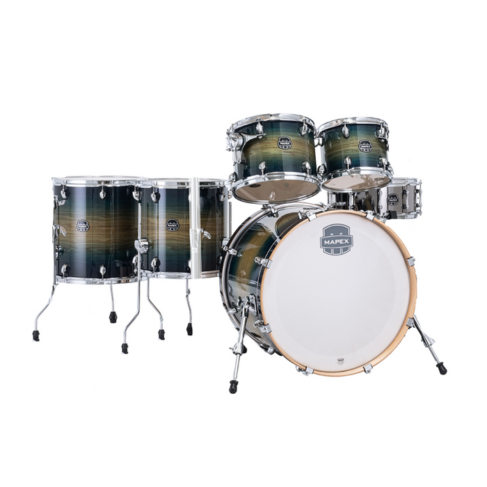 Batería Acústica Mapex Armory de 6 piezas - Rainforest Burst - AR628SFEET