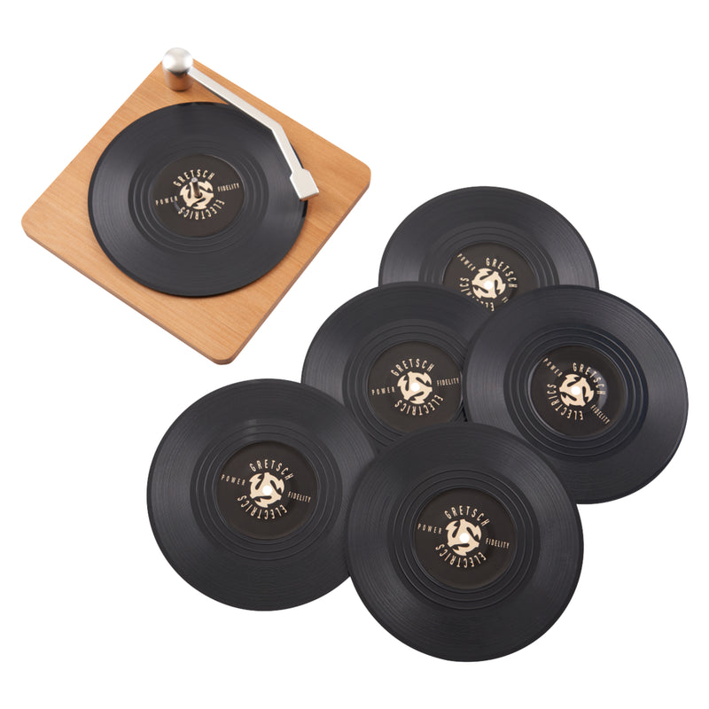 Set de Posavasos Gretsch Power & Fidelity - vinilos