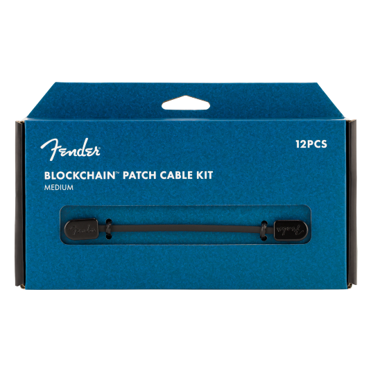Kit de cables Fender Blockchain Patch - Black - Medium