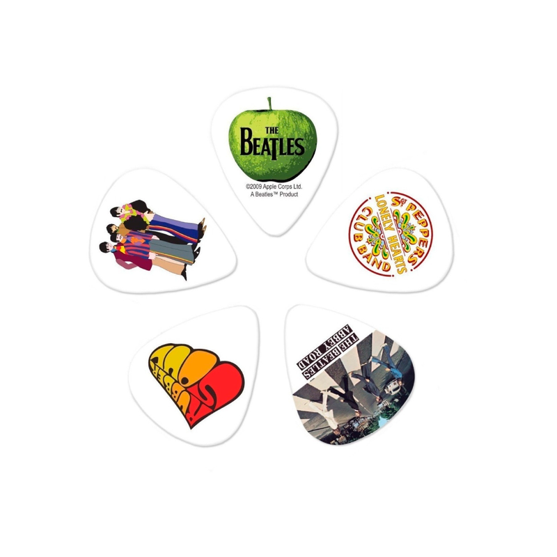 Uñas Planet Waves 1CWH4-10B3 Beatles Pick Albums-Medium Pack 10