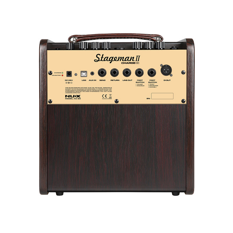 Amplificador de Guitarra Acústica NUX Stageman II AC-80