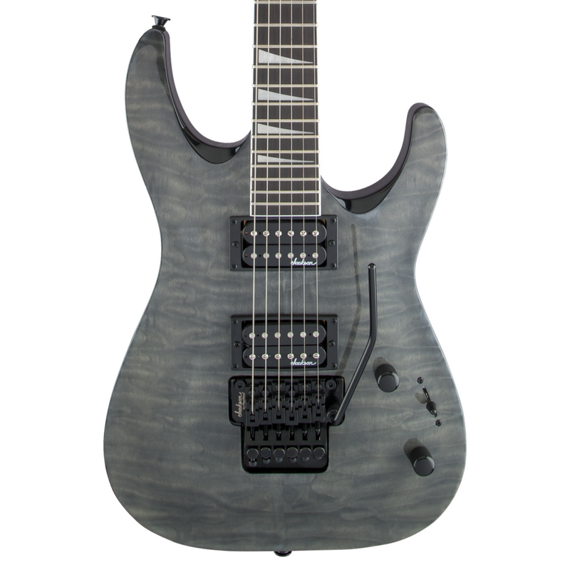Guitarra Eléctrica Jackson JS Series JS32Q DKA Dinky Arch Top -Transparent Black