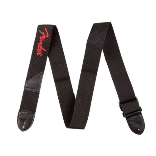 Correa Fender 2" Black Poly Strap,Red