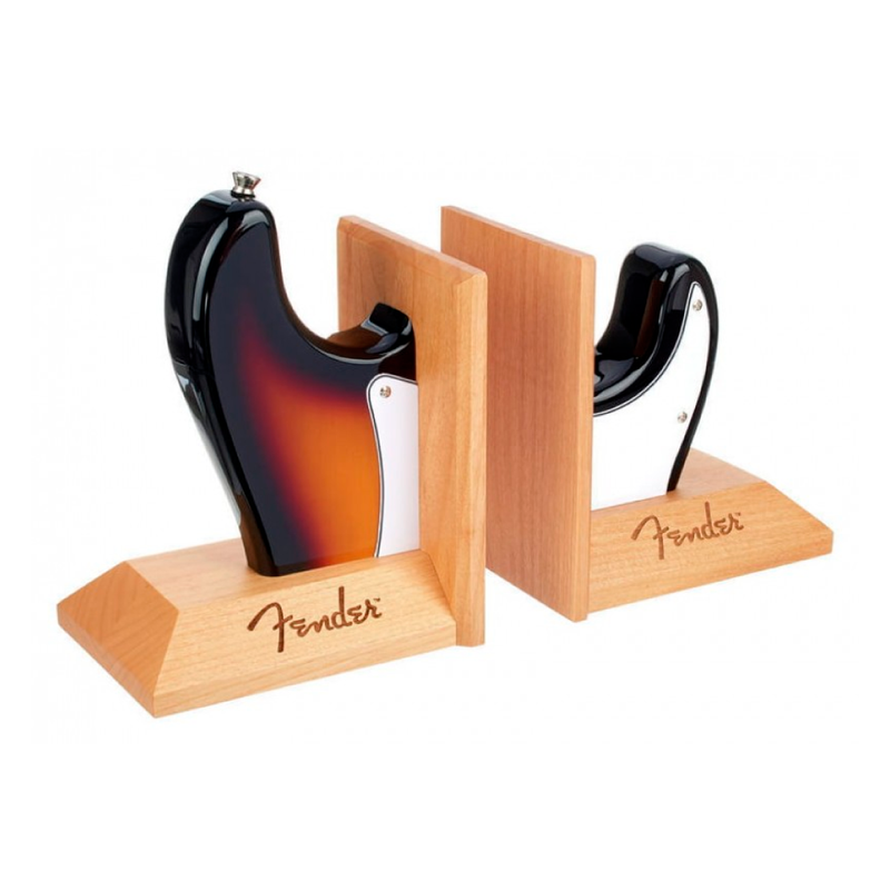 Soporte para Libros Fender Bookends Stratocaster Sunburst