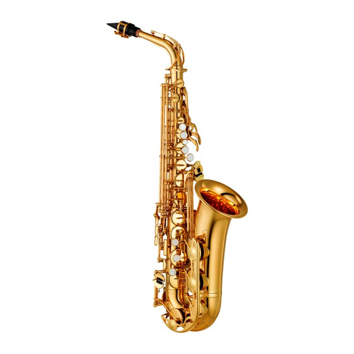 Saxofon Alto Yamaha YAS-480 para estudiantes en Mib Laqueado Dorado