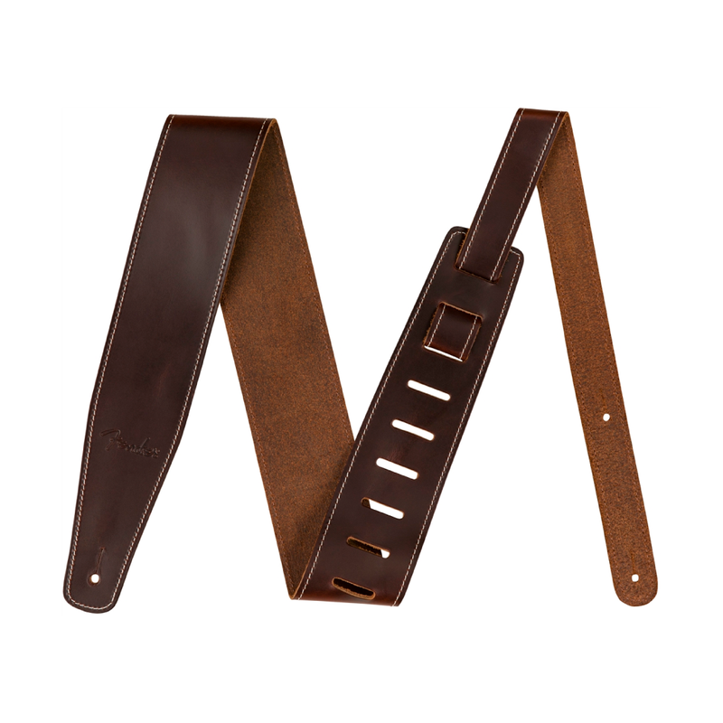 Correa Fender Broken-In Leather Strap Brown 2.5"