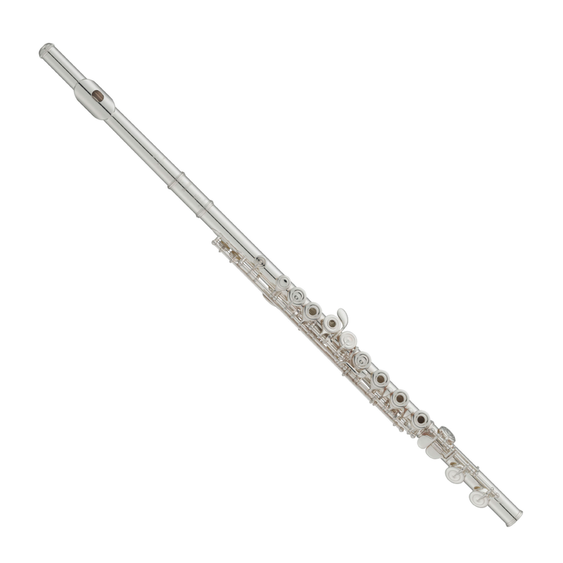 Flauta Traversa Yamaha YFL-472 de Estudio Avanzado con Cuerpo y Cabeza de Plata