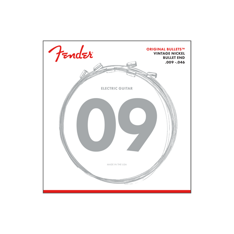 Cuerda Fender para Guitarra Eléctrica 3150LR Original Bullets - Pure Nickel Bullet Ends - 9-46