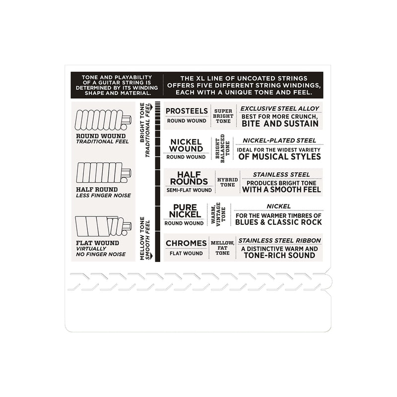 Cuerdas D'Addario para Guitarra Eléctrica EXL130 Nickel Wound Calibre 0.008 - 0.038