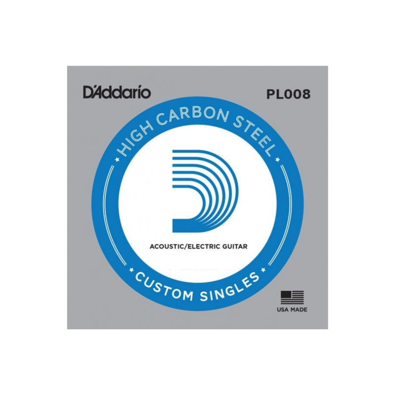 Cuerda D'Addario PL-008 Calibre 0.08