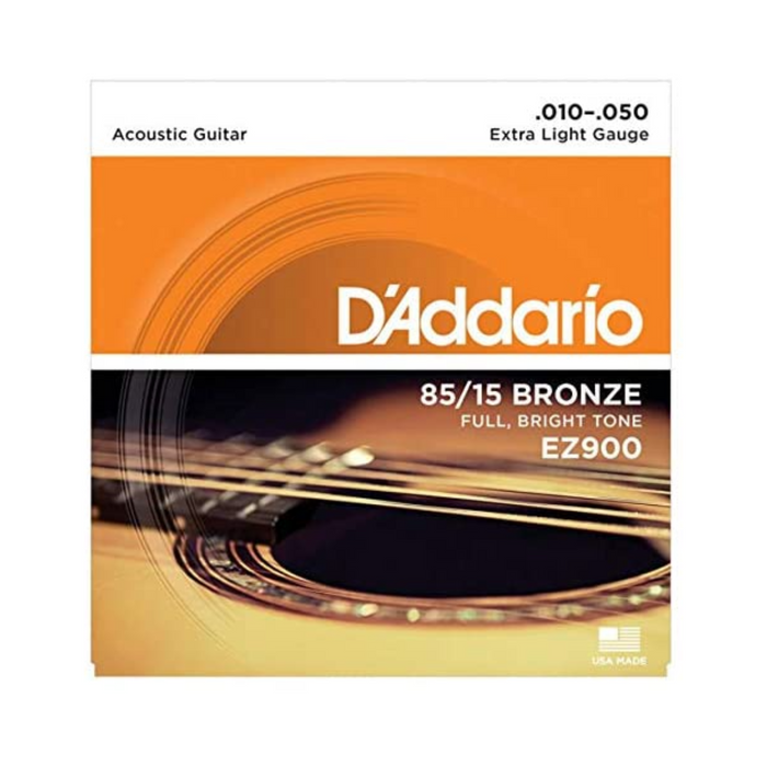 Cuerda D'Addario para Guitarra Acústica de Bronce EZ-900