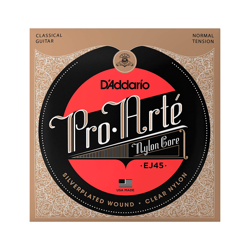 Cuerdas D'Addario para Guitarra de Nylon Pro Arté EJ45 Normal Tension