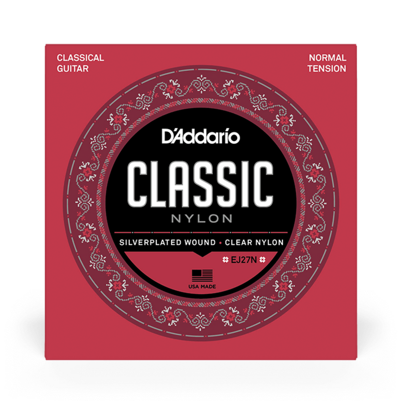 Cuerda D'Addario para Guitarra Clasica de Nylon EJ27N
