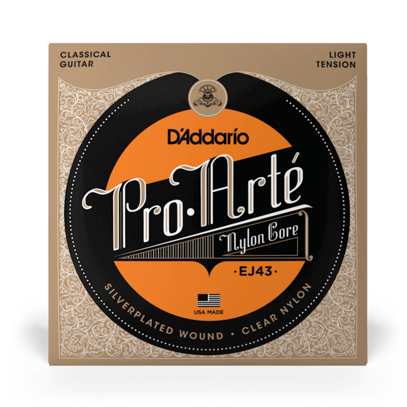 Cuerdas D'Addario para Guitarra de Nylon Pro Arté EJ43 Light Tension