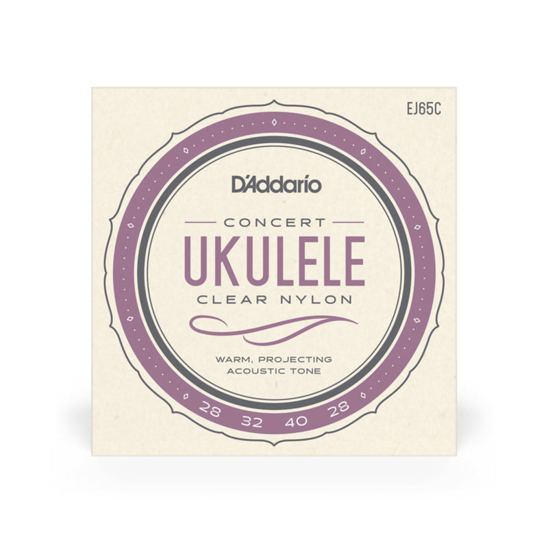 Cuerdas D'Addario para Ukelele Concierto EJ65C