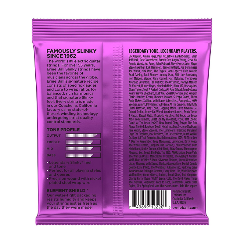 Cuerda Ernie Ball para guitarra eléctrica de 011-.048