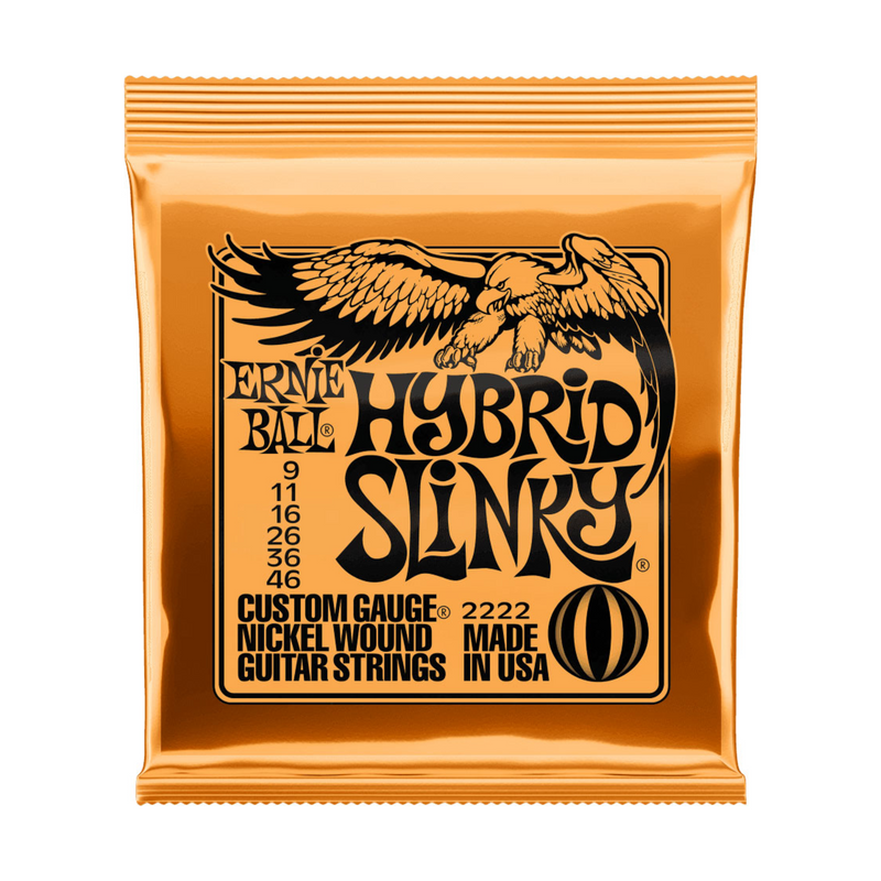 Cuerda Ernie Ball Para Guitarra Eléctrica 2222 Hybrid Slinky 09-46