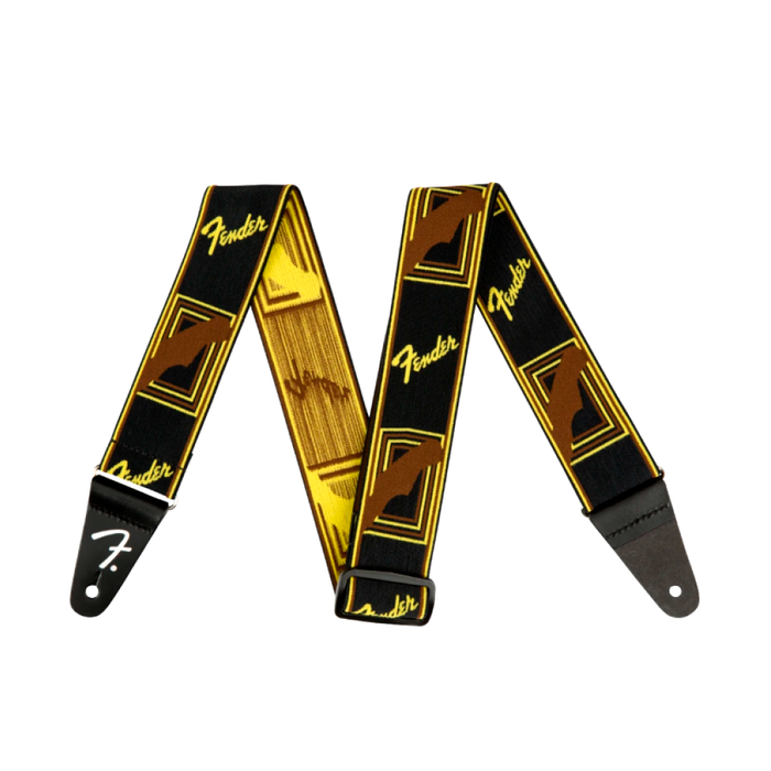 Correa Fender Weighless™ 2" Monogrammed, Black/Yellow/Brown