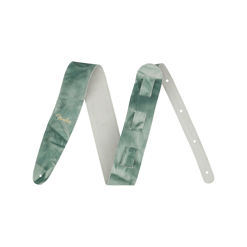 Correa Fender 2'' Tie Dye de cuero - Sage Green