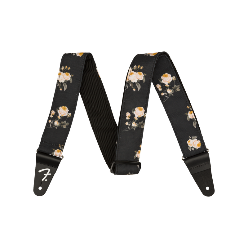 Correa Fender 2'' Floral Strap - Black